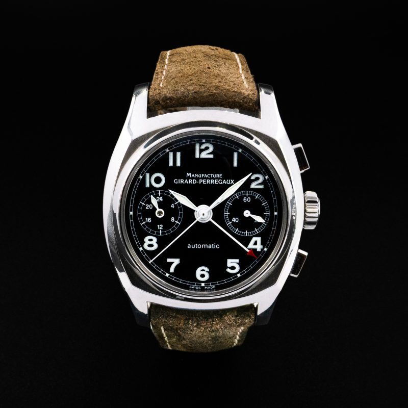 Girard-Perregaux Vintage 1970 – automatyczny zegarek ze stalową kopertą i szafirowym szkłem