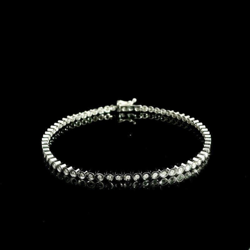 Bransoletka tenisowa z diamentami - Klasyka w pełnym blasku – Subtelna elegancja i codzienny luksus w najczystszej formie.