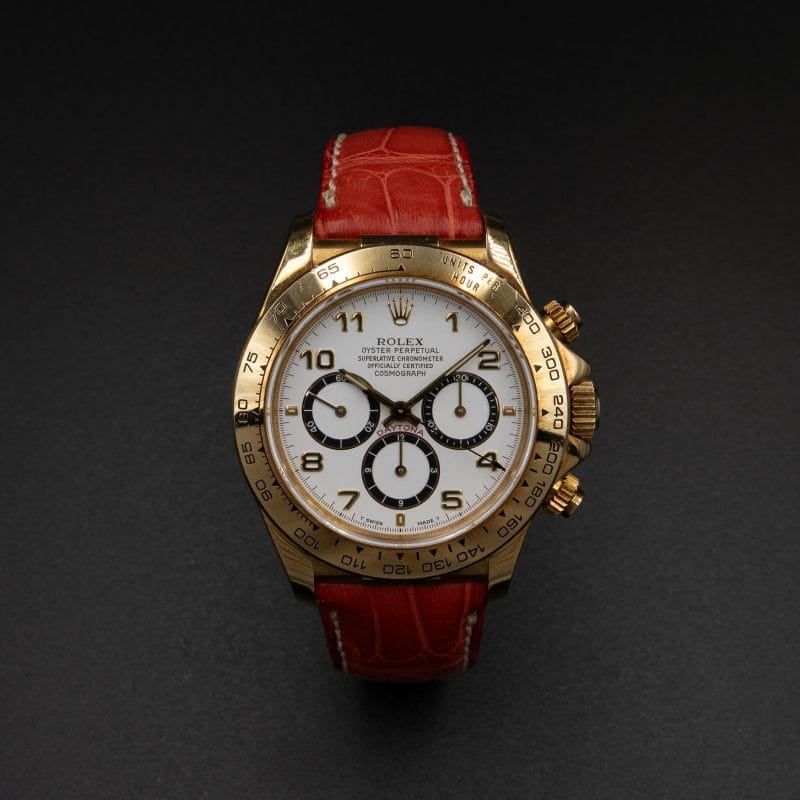 zegarek-rolex-cosmograph-daytona-16518-zolte-zloto-zenith-dwa-paski