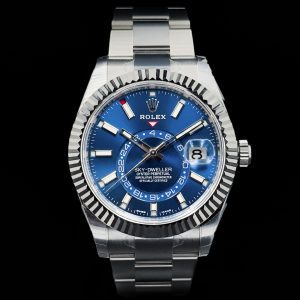 Rolex Sky-Dweller 42 mm Ref. 326934 z niebieską tarczą i bransoletą Oyster